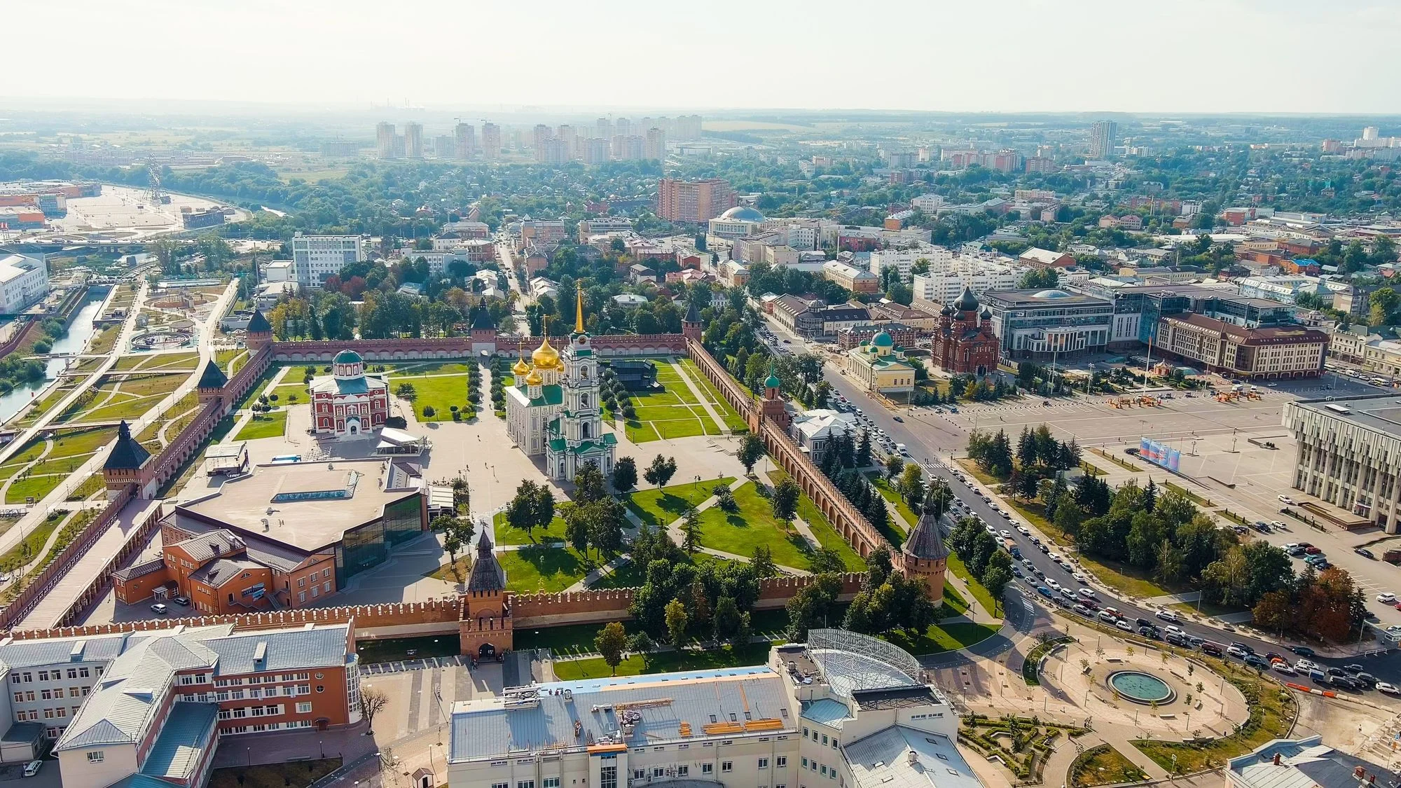 Тульский кремль, вид сверху