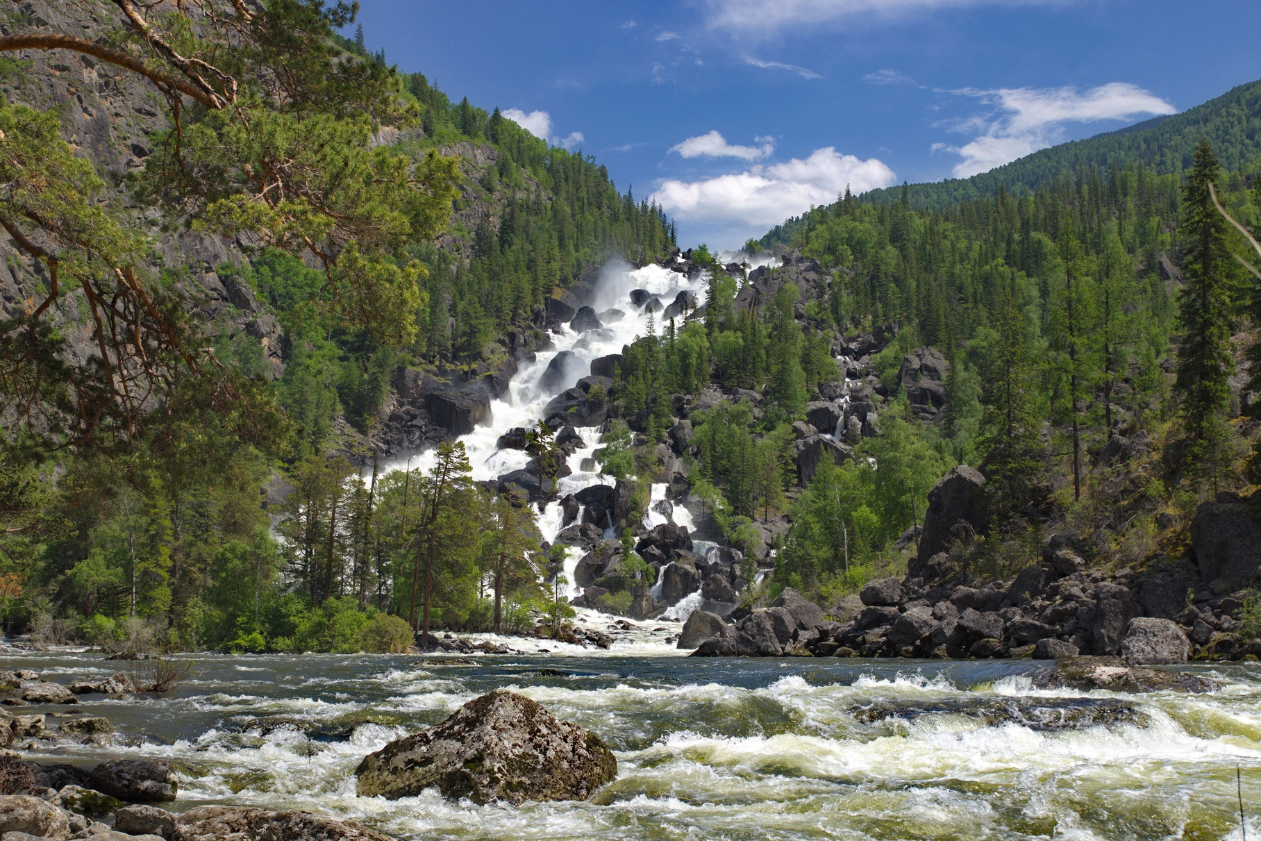 Водопад Учар