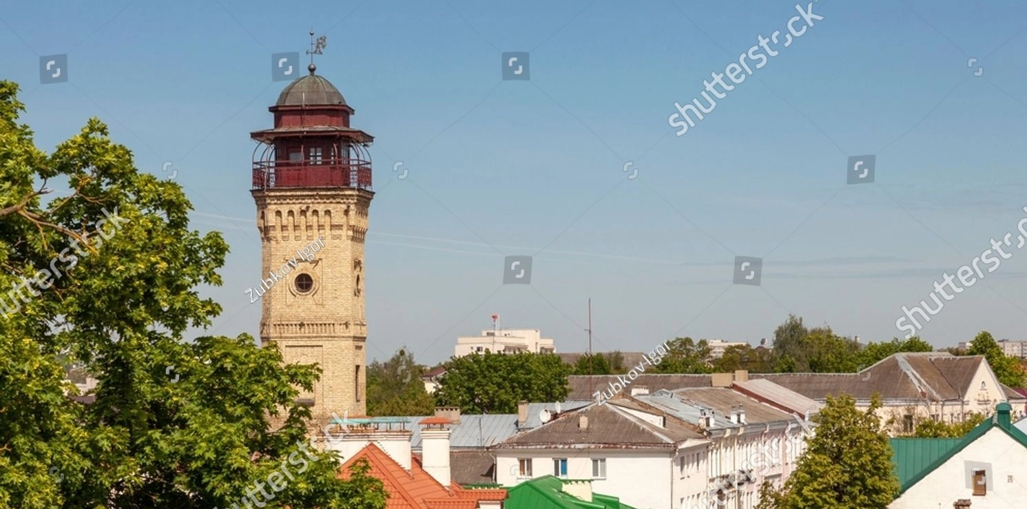 stock-photo-an-old-fire-tower-in-the-center-of-grodno-belarus-2470809611